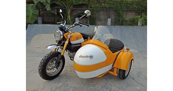 Honda Monkey Sidecar Ride In Unique Style And Versatility